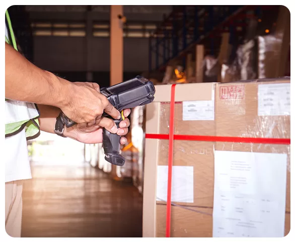 Handheld Barcode Scanner for Packing Validation