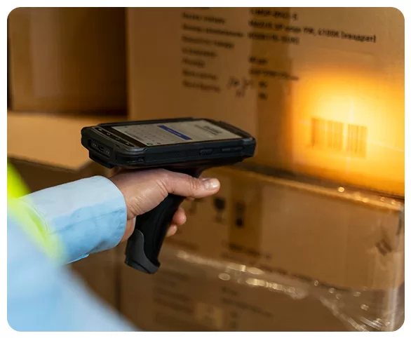 Handheld Scanner for Warehouse Inbound Receiving