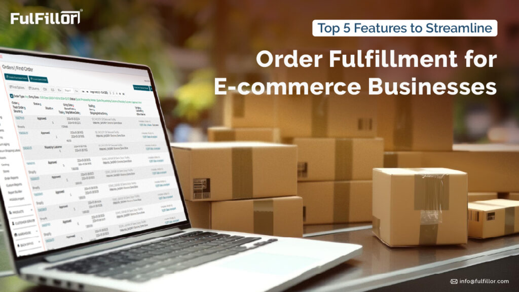 Order Fulfillment for e-commerce